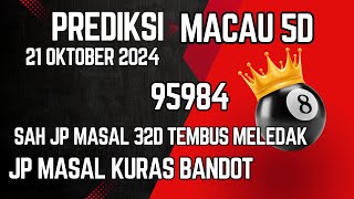 PREDIKSI TOTO MACAU 5D HARI INI 21 OKTOBER 2024  BOCORAN TOTO MACAU 5D HARI INI  TTM 5D [upl. by Elkraps]