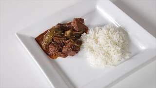 Instant Pot Beef and Okra Stew Bemia Egyptian [upl. by Derag589]