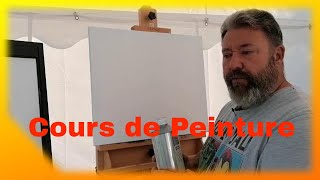 Cours de peinture à l’huile pour débutant démarrer un tableau [upl. by Merlin]