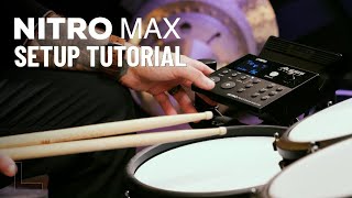 Alesis Nitro Max Setup Tutorial  Alesis Drums [upl. by Alasdair716]