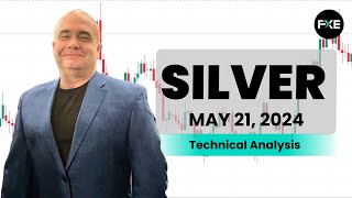 Silver Daily Forecast and Technical Analysis for May 21 2024 by Chris Lewis for FX Empire [upl. by Aihsined]