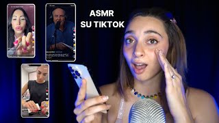 REAGISCO IN ASMR AGLI ASMR SU T1KTOK 😅 [upl. by Brenna329]