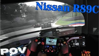 Nordschleife Maddness  Iconic Nissan R89C  POV  1 Lap RACE [upl. by Alel]