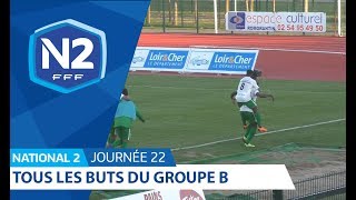 22ème journée  National 2B  Tous les buts [upl. by Jedthus]