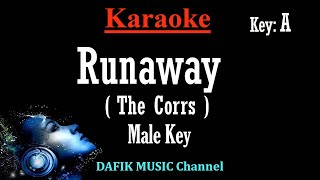 Runaway Karaoke The Corrs Male Key A [upl. by Frederik]