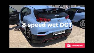 Veloster N DCT Vs MT exhaust sound 💥💥💥 [upl. by Demmahum525]