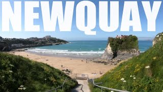 Newquay  Cornwall  Walking Tour  May 2020  Part 1 [upl. by Adnovahs]