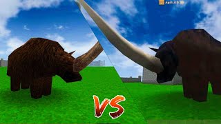 Elasmotherium Vs All Herbivores  Survival Craft 2 [upl. by Annyl]