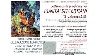 Settimana Unità dei Cristiani 18 01 2024 Riflessione di Padre Bogdan Chiesa GrecoCattolica [upl. by Akinajnat]