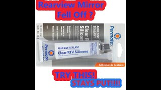 The Best Rearview Mirror Adhesive Hands Down [upl. by Suoivatnod]