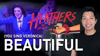 Beautiful Ensemble Part Only  Karaoke  Heathers The Musical [upl. by Cirda979]