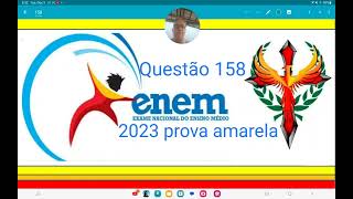 ENEM 2023 questão 158 Em um colégio público a admissão no primeiro ano sedá por sorteio Neste ano [upl. by Blancha]