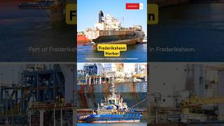 Frederikshavn Harbor sea harbor marine ship shipbreaker shipbreaking vessel old [upl. by Beall]