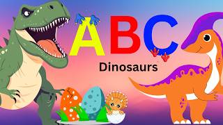 ABC dinosaurs  Learning dinosaur names videos for toddlers  Dino ABC for kids [upl. by Staffard301]