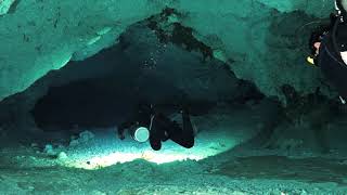 Diving In Dos Ojos Cenote [upl. by Ardnaet755]