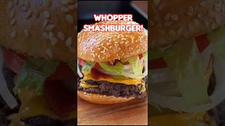 Burger King Whopper Smash Burger 🍔 Copycat [upl. by Yllek226]