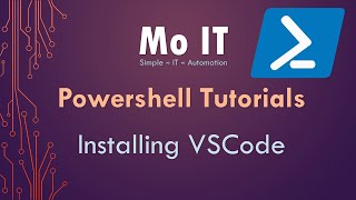 Powershell Tutorials  Installing VSCode [upl. by Humble9]