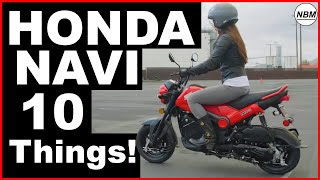 New 2022 HONDA NAVI  Easy to Ride Easy to Own MINIMOTO  10 Things [upl. by Poirer218]