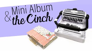 SCRAPBOOKING TUTO mini album avec la CINCH I LYDILLE I [upl. by Yendirb463]