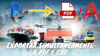 REVIT  ExportarImprimir directamente a PDF y DWG CAD desde REVIT [upl. by Epstein]