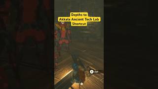 You can ascend into the Akkala Ancient Tech Lab from the Depths shorts zelda tearsofthekingdom [upl. by Yrelle191]