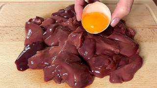 ❗️Attention Very tasty chicken liver 💯 Ive been cooking it like this for 20 years [upl. by Frieda316]