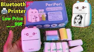 Peri Peri Mini Thermal Printer  C6 Mini Thermal Printer  best Student Printer in Low price [upl. by Ivzt]