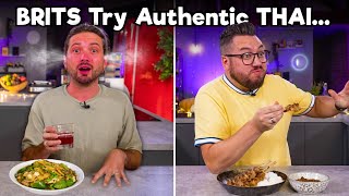 British Cooks Try Authentic Thai Food ft Thai Chef Saiphin Moore [upl. by Aydidey]