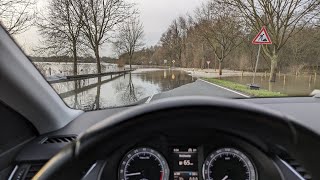 Starkes Hochwasser an der Leine in Hannover Warnstufe 3 [upl. by Rabma]