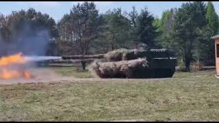 LEOPARD 2 FIRING in ACTION [upl. by Anitsirc578]