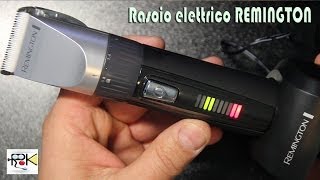 RASOIO ELETTRICO lama in ceramica REMINGTON taglia capelli [upl. by Zarah24]