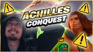 ACHILLES CON VOZ DE CAMIONERO  Julio  Smite Ranked Conquest 🚚 [upl. by Oelc]