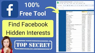 FREE Tool To Find 100s Of Hidden Facebook Interests  No Competition  More Sales [upl. by Maxia]