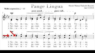 Pange Lingua Bass part by Hector Salcedo [upl. by Eagle536]