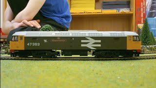 Lima Rail freight Class 47 Unboxing and Review [upl. by Januisz]