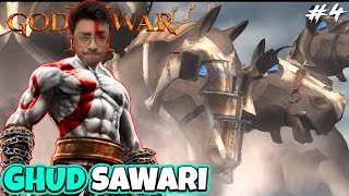 Riding Horses  God Of War 2 Hindi Gameplay  4 [upl. by Yvette310]