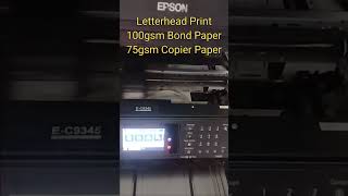 Letterhead Print100gsm Bond Paper75gsm Copier Paper [upl. by Ardeed]