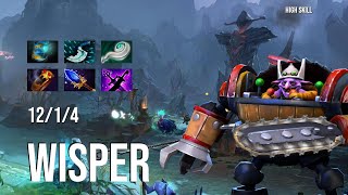 Dota 2 Pro Gameplay Wisper Timbersaw 12 1 4 High Skill Dota 2  Offlane OG [upl. by Blank]