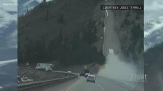 What happens when a driver is forced to use a runaway truck ramp [upl. by Aitnyc]