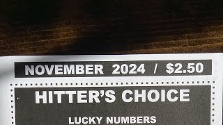 🤑Hitters Choice🤑Lucky Lottery selections for Nov 2024 [upl. by Adnilrev118]