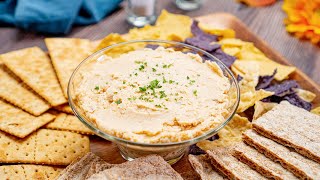 Vegan HERBED WHITE BEAN DIP  Recipesnet [upl. by Nyltac]