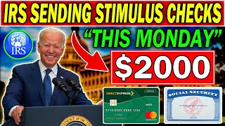 IRS Sending 2000 Stimulus Checks  Social Security SSI SSDI amp VA Beneficiaries [upl. by Pelletier]