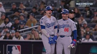 🔥 BATAZO REMOLCADOR Kiké Hernández  Los Angeles Dodgers 40 New York Yankees  G3 WS  MLB [upl. by Niak]