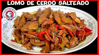 LOMO DE CERDO SALTEADO RECETA ESTILO ASIÁTICO [upl. by Weiss]