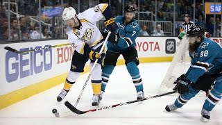 San Jose Sharks blow out Nashville Predators in Game 7 [upl. by Pitarys]