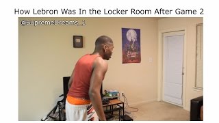 NBA FINALS LebronCurry LOCKER ROOM VIDEOS Full Version ORIGINAL CREATOR SupremeDreams1 [upl. by Branham705]