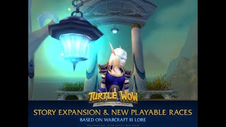 Turtle WoW Mystery of Azeroth intro Altos Elfos Español latino [upl. by Tildie]