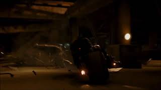 Batpod ejection in The Dark Knight SlowMotion [upl. by Oijres]