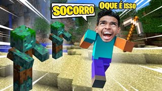 Oque e isso  joguei MINECRAFT pela PRIMEIRA VEZ [upl. by Ranilopa184]