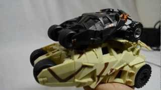 Batman The Dark Knight Rises Tumbler Remote Control Vehicle Comparison [upl. by Lim]